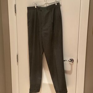 Hickey Freeman gray wool pants, size medium
